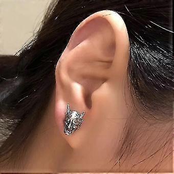 Ghost Skull Stud Pendientes Motorcycle Party Punk Pendientes Biker Men Jewelry