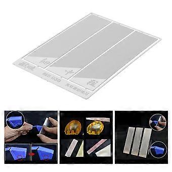 Stainless Steel Model Sanding File Board Plastic Hobby Craft Refurbish Tools
