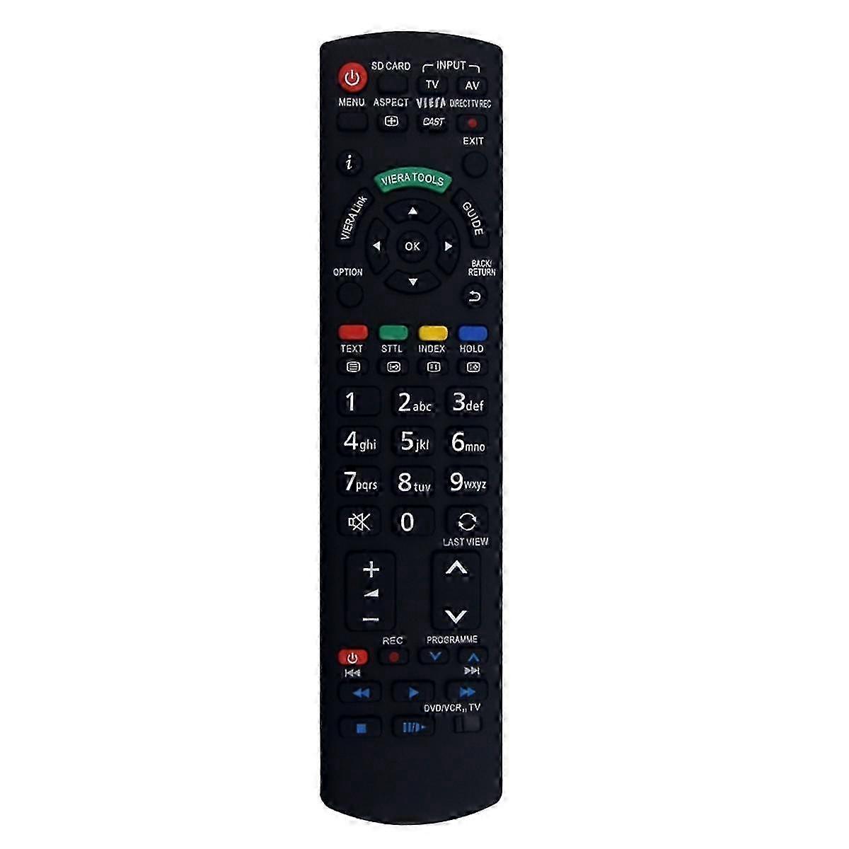 Afstandsbediening N2QAYB000490 N2QAYB000724A compatibel met tv, TX-P42G30B, TX-P42G30E, TX-PF42S30, TX-PF50G30 TX-P42G30B