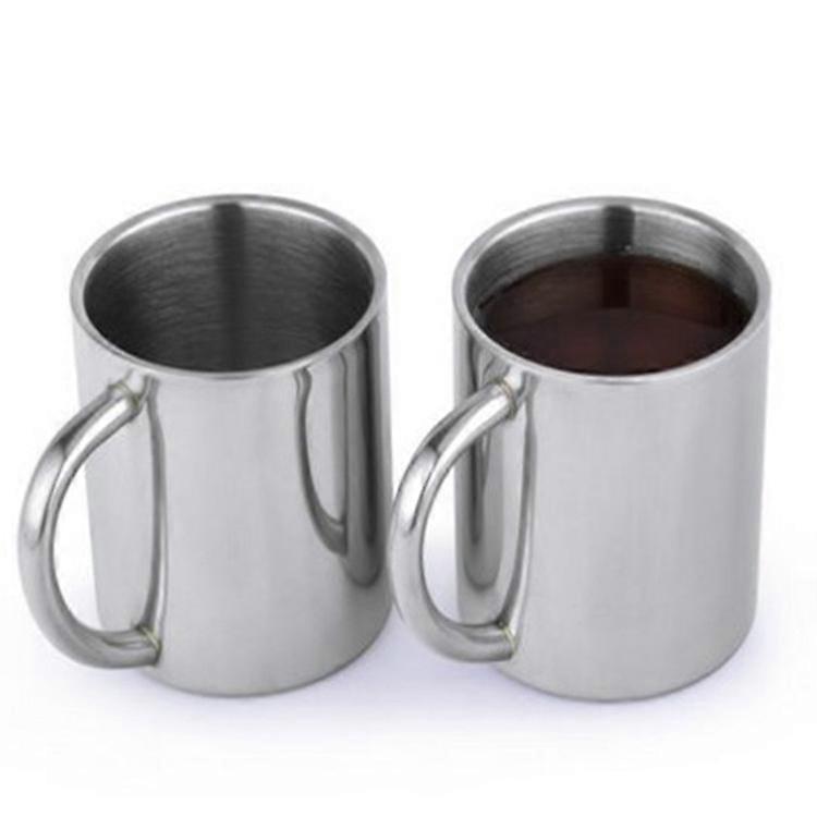 2 stk rustfritt stål termisk krus termokrus kaffekrus isolerende krus
