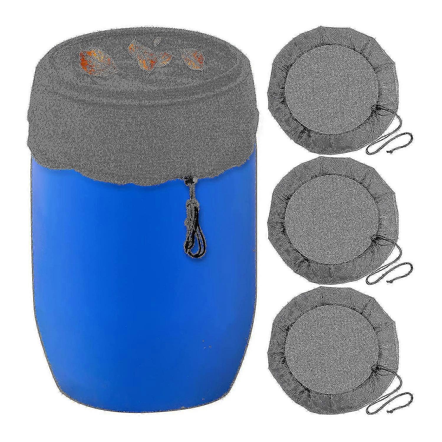 3 חבילת רשת כיסוי רשת רשת רשת חביות גשם איסוף מים דליים איסוף מים מיכל קצירת גשם כלי מגן לגינה חיצונית