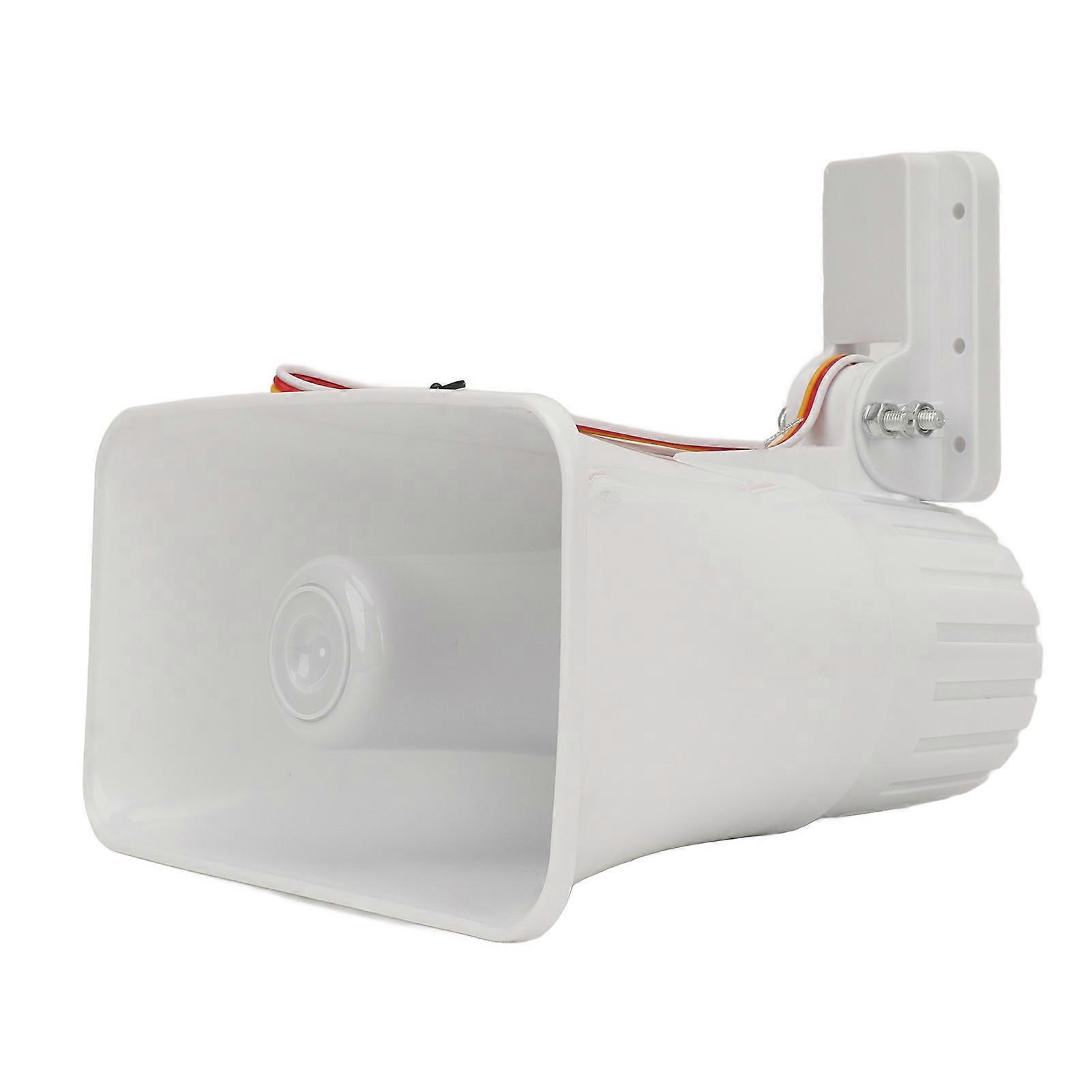 Dual Tone Electric Security Siren Wired Alarm Horn DC12V 120dB Security Siren Speaker with Adjustable Bracket