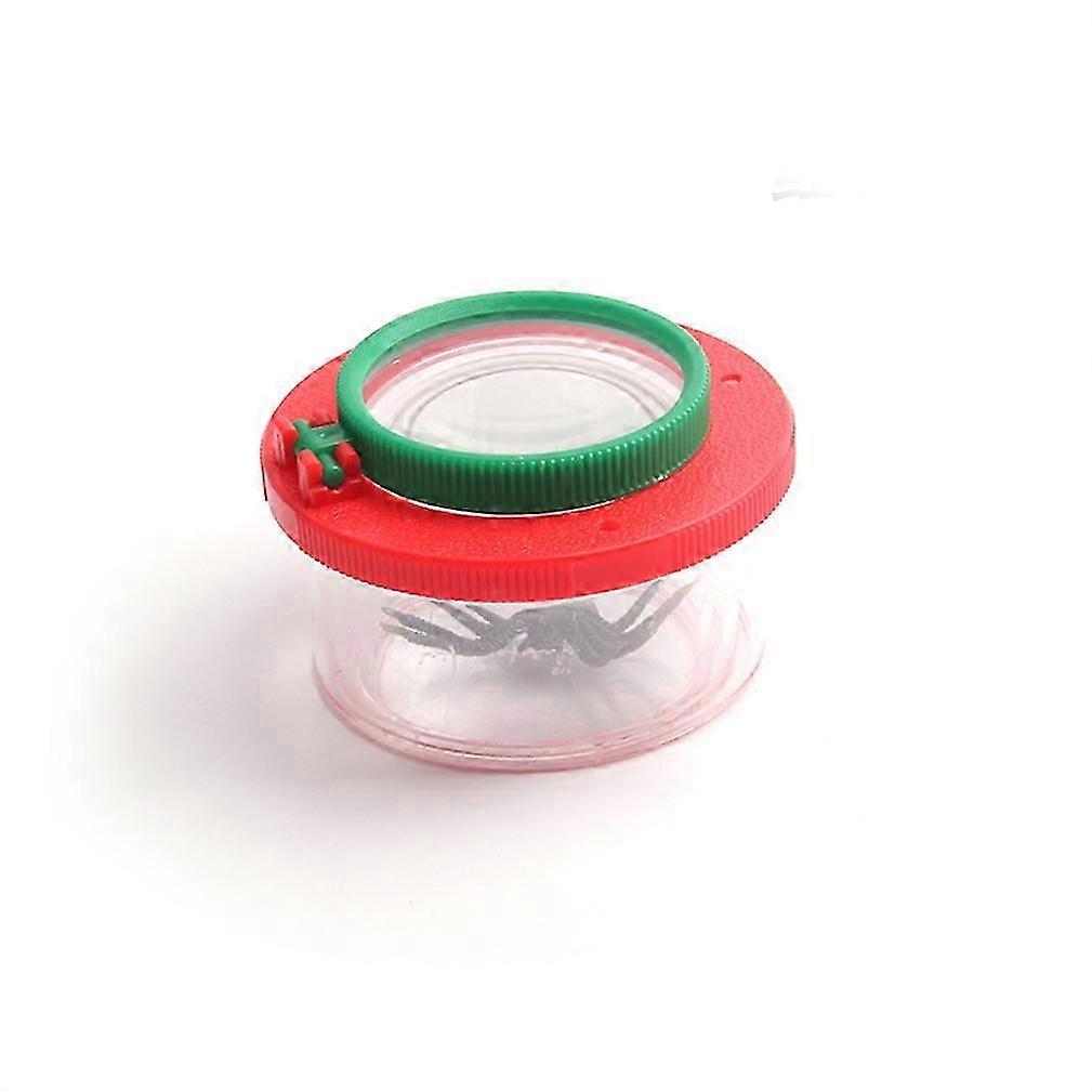 Red Insect Magnifier Box Can for Kid's Insect Observation