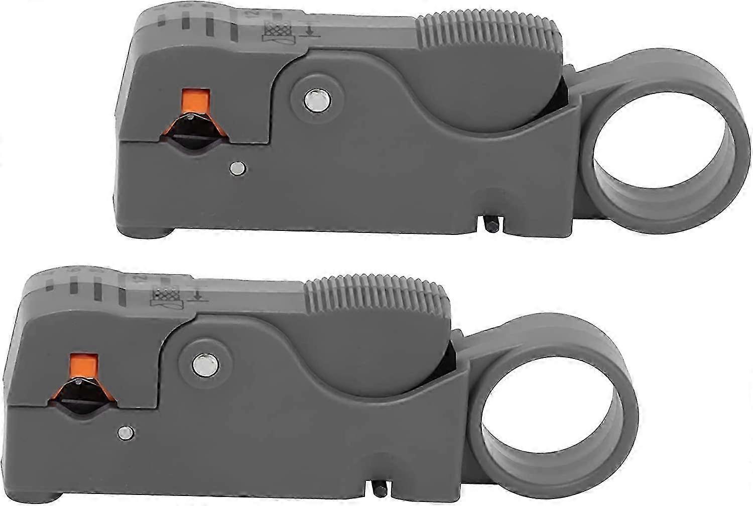 Coaxial Cable Stripping Tool, Wire Stripper Double Blade Design