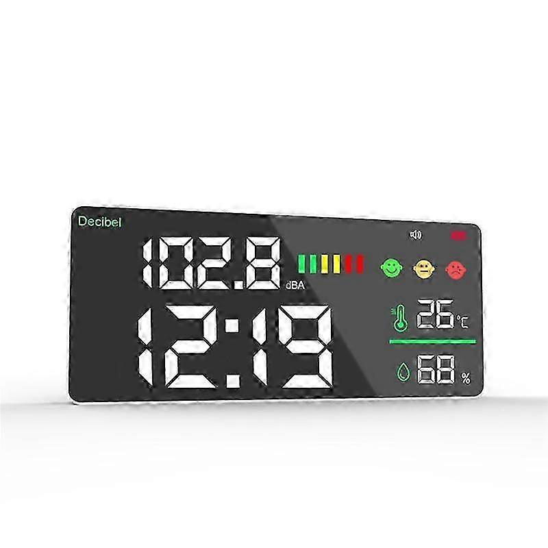 Rechargeable Digital Sound Level Meter Noise Decibel Measuring Meter Range From 1-95dba Wall-mounte