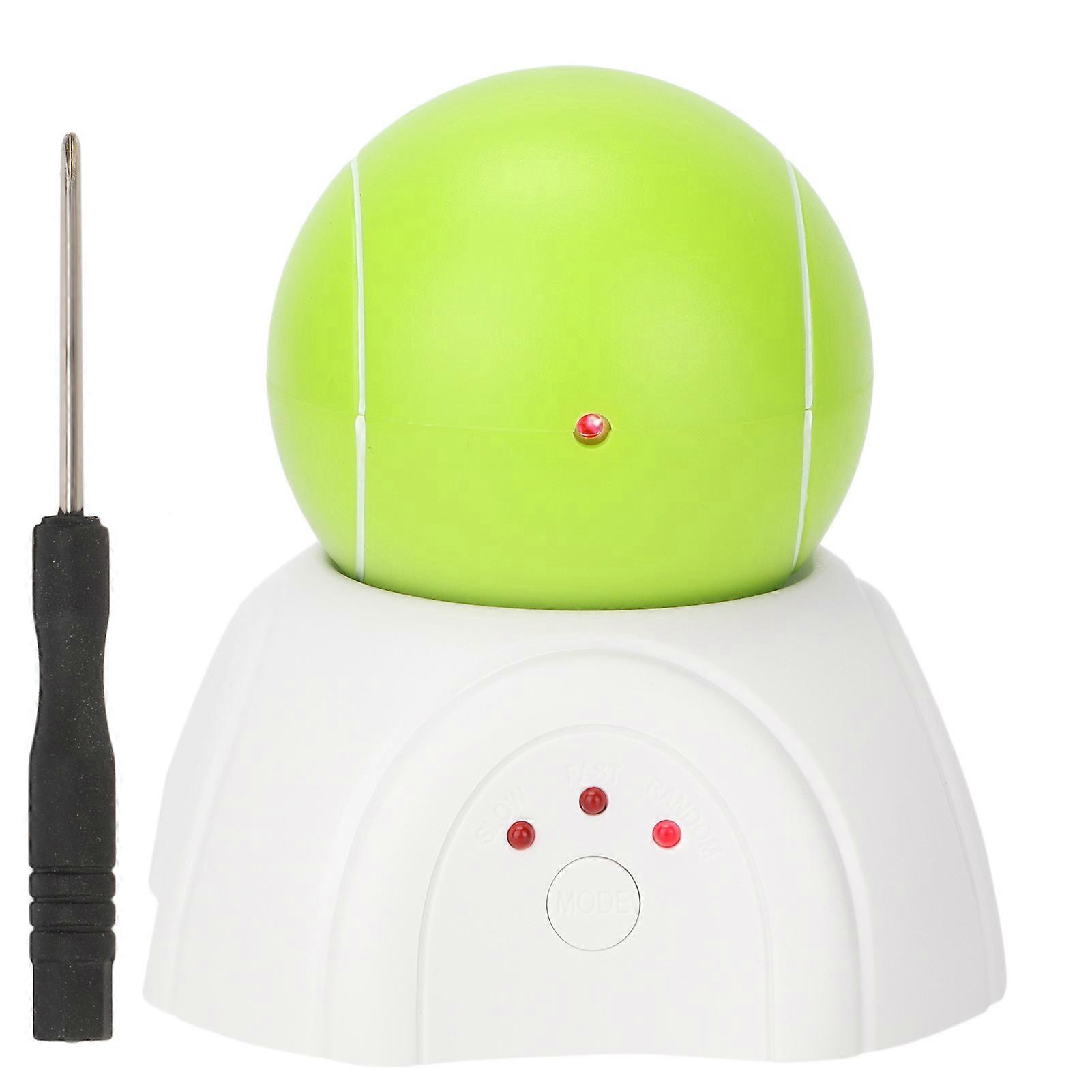 Cat 360 Degree Rotating Ball Automatic Rolling Interactive Playing Balls with Red LEDGreen