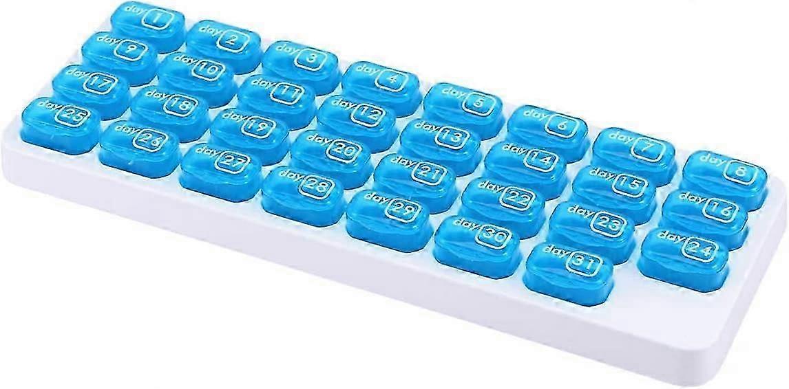 Pill organiser box for travel daily use