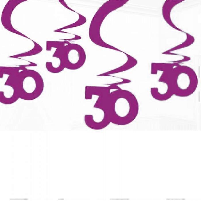 Amscan 30e anniversaire Swirl décoration