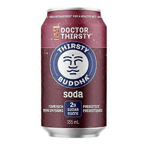 Thirsty Buddha Soda With Prebiotics & Fibre Doctor Thirsty, 355 Ml (Case Of 12)