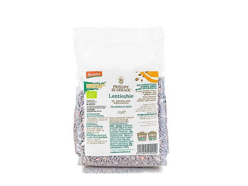 Dried lentils from Biodynamic Agriculture DEMETER