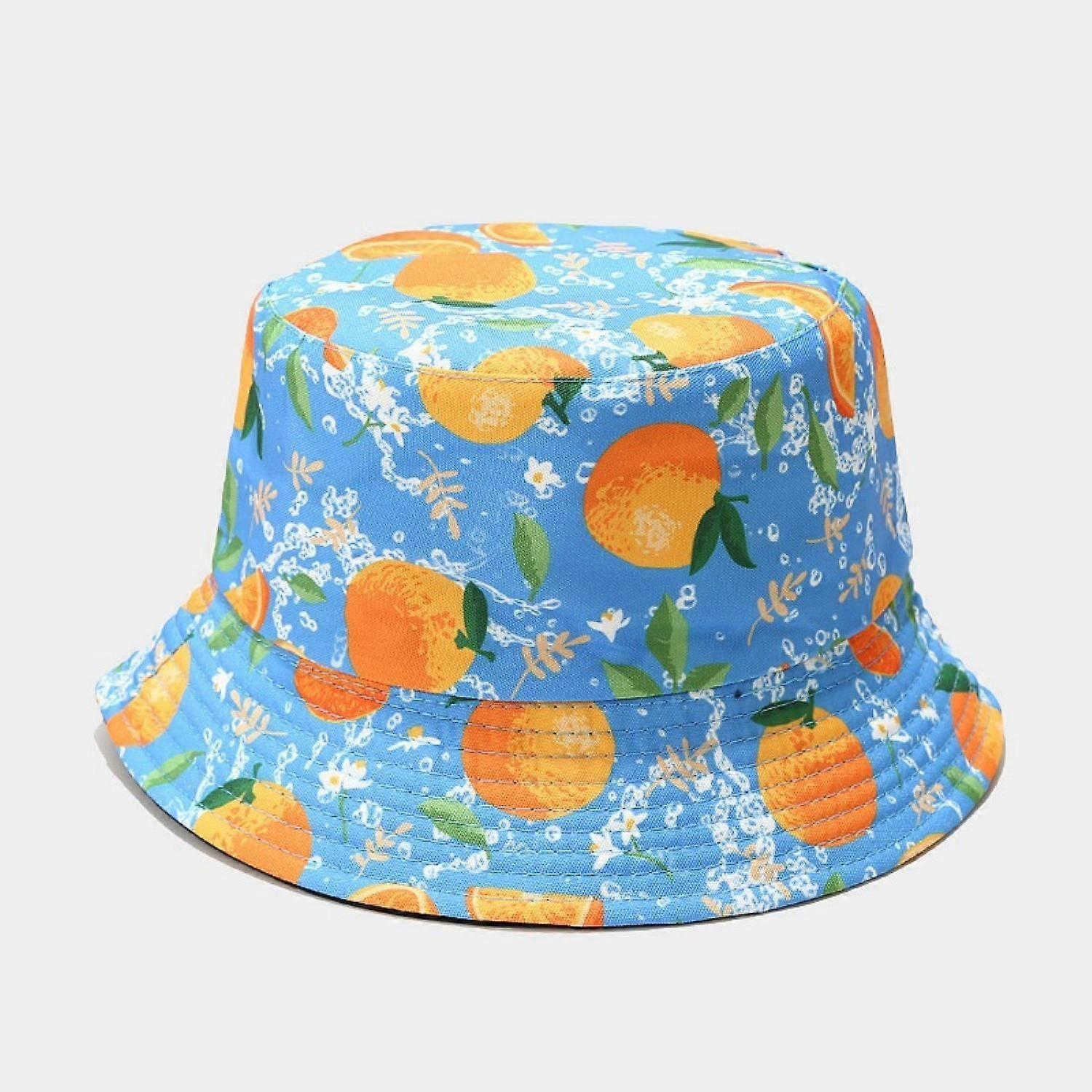 AVEKI Packable Reversible Colorful Fruit Printed Fisherman Bucket Sun Hat, Many Patterns