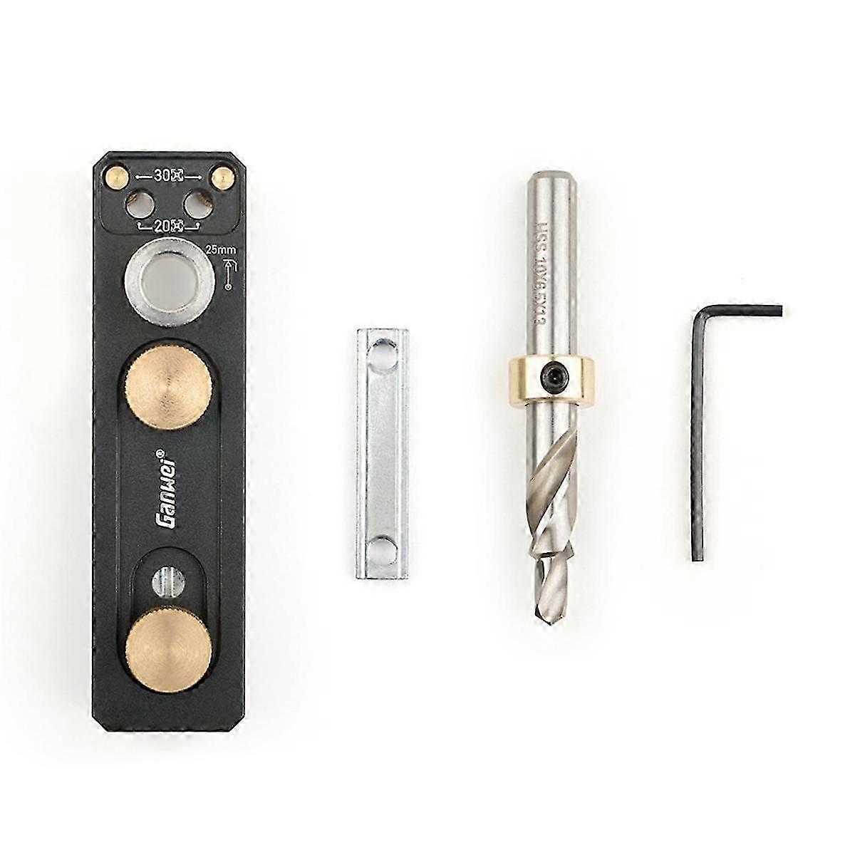1set Aluminum Alloy Hole Drilling Assistant DIY Countersunk Open Hole Quick Connect Tools Clamping