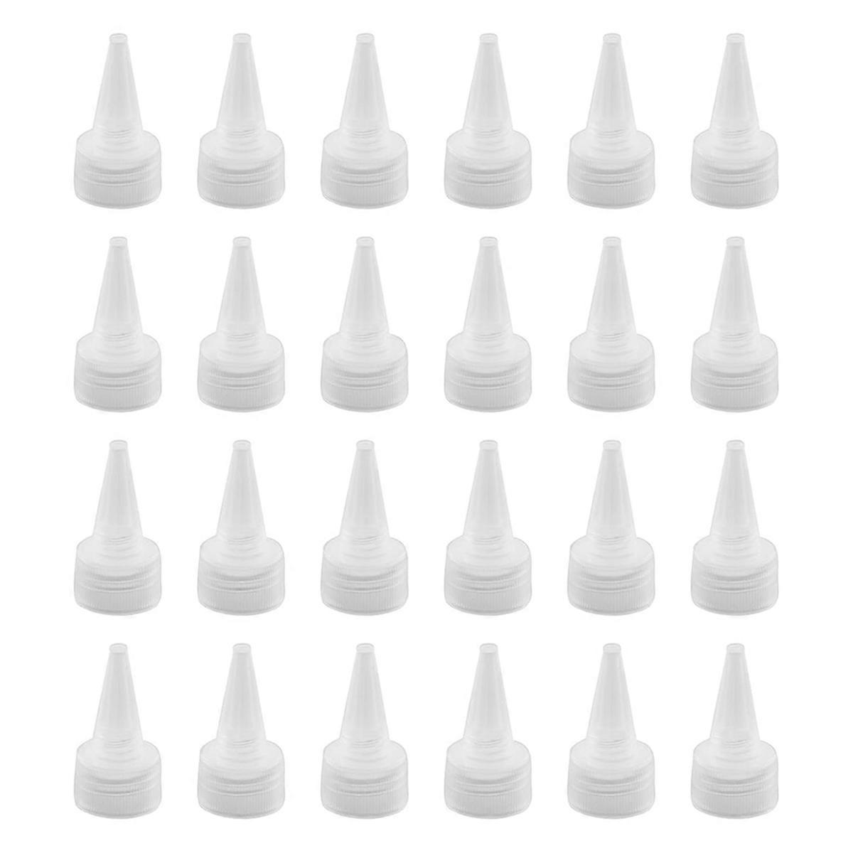 24PCS Squeeze Bottle Cap Replacement Squeeze Bottle Cap Plastic Bottle Squeeze Headfor Squeeze Bott