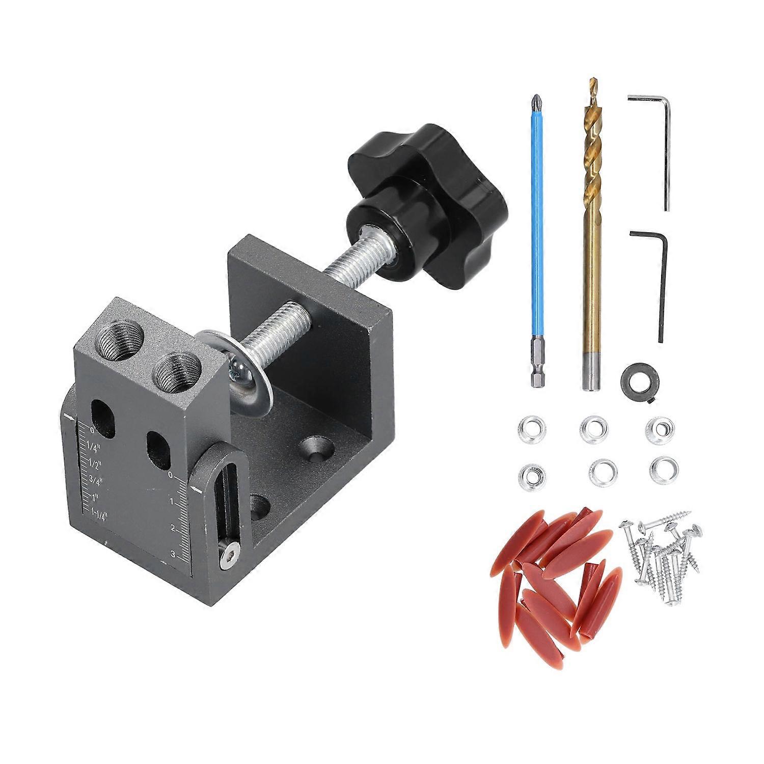 32Pcs Oblique Hole Locator Tools 15 Degree High Strength Durable Wear Resistance Drill Locator