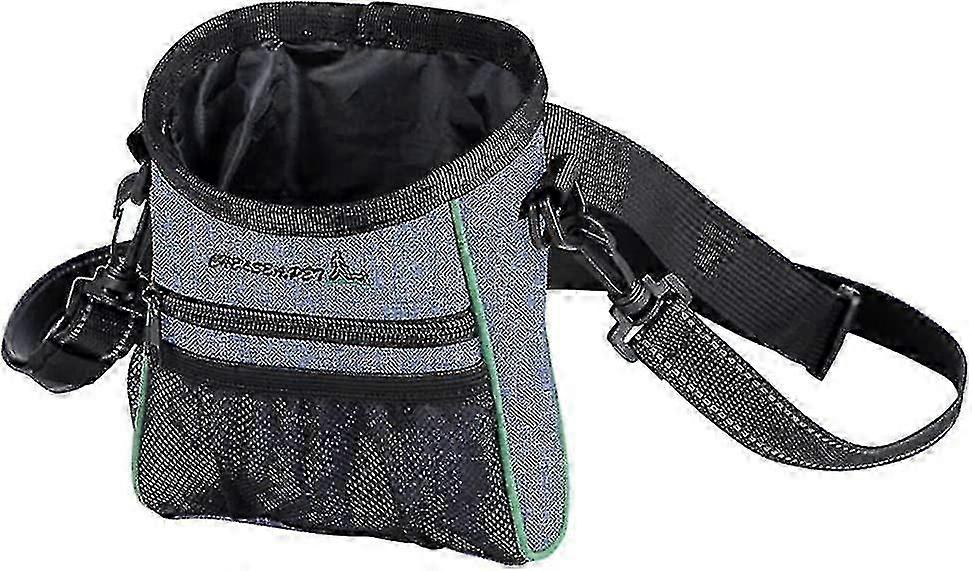 Dog Treat Pouch, Dog Training Treat Pouch With Adjustable Waist Belt Shoulder Strap Poop Bag Dispenser -aqwg