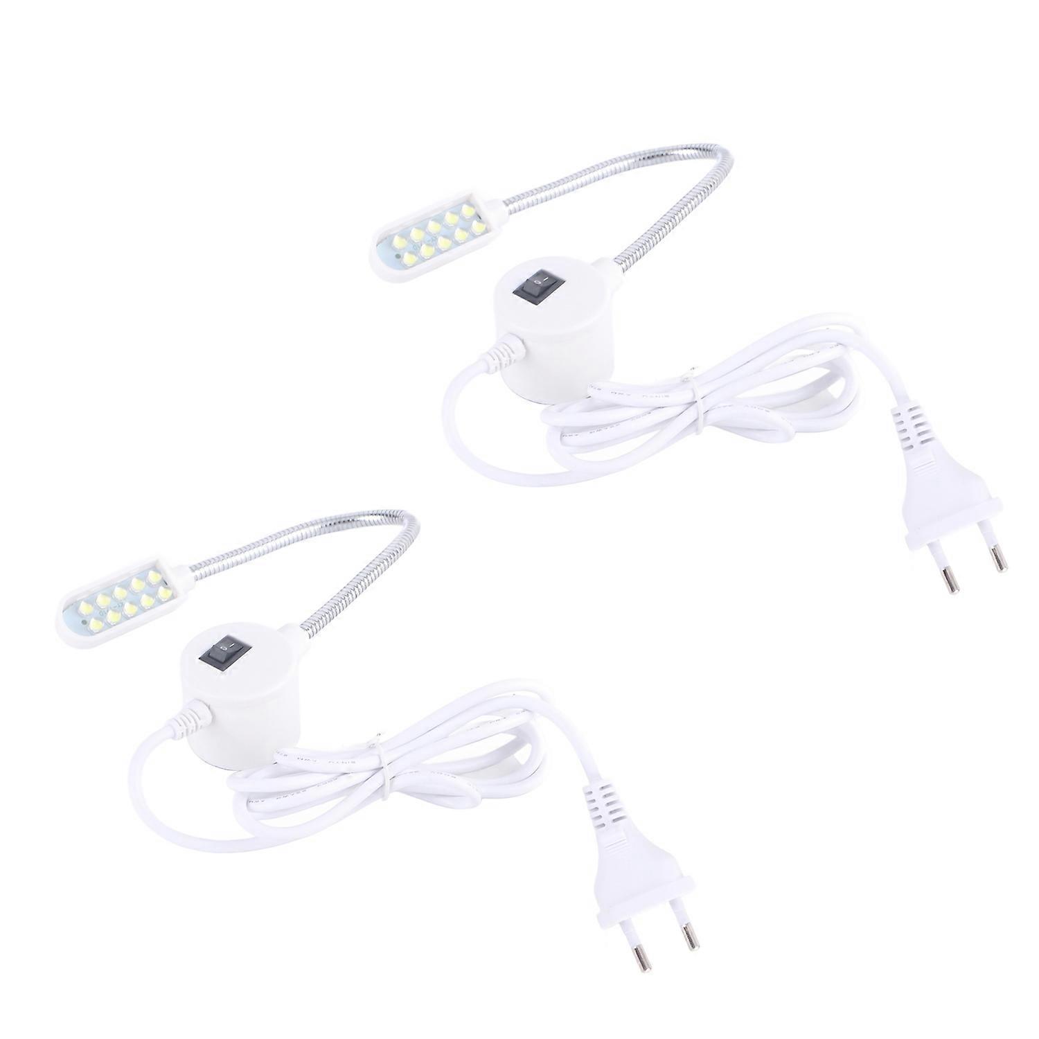 2pcs LED Sewing Machine Light Flexible Work Sewing Light with Magnetic Base