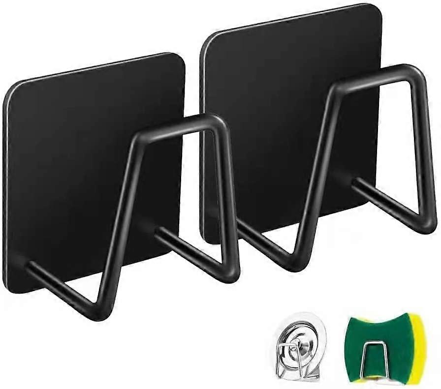 Adhesive Kitchen Sponge Holder, Stainless Steel