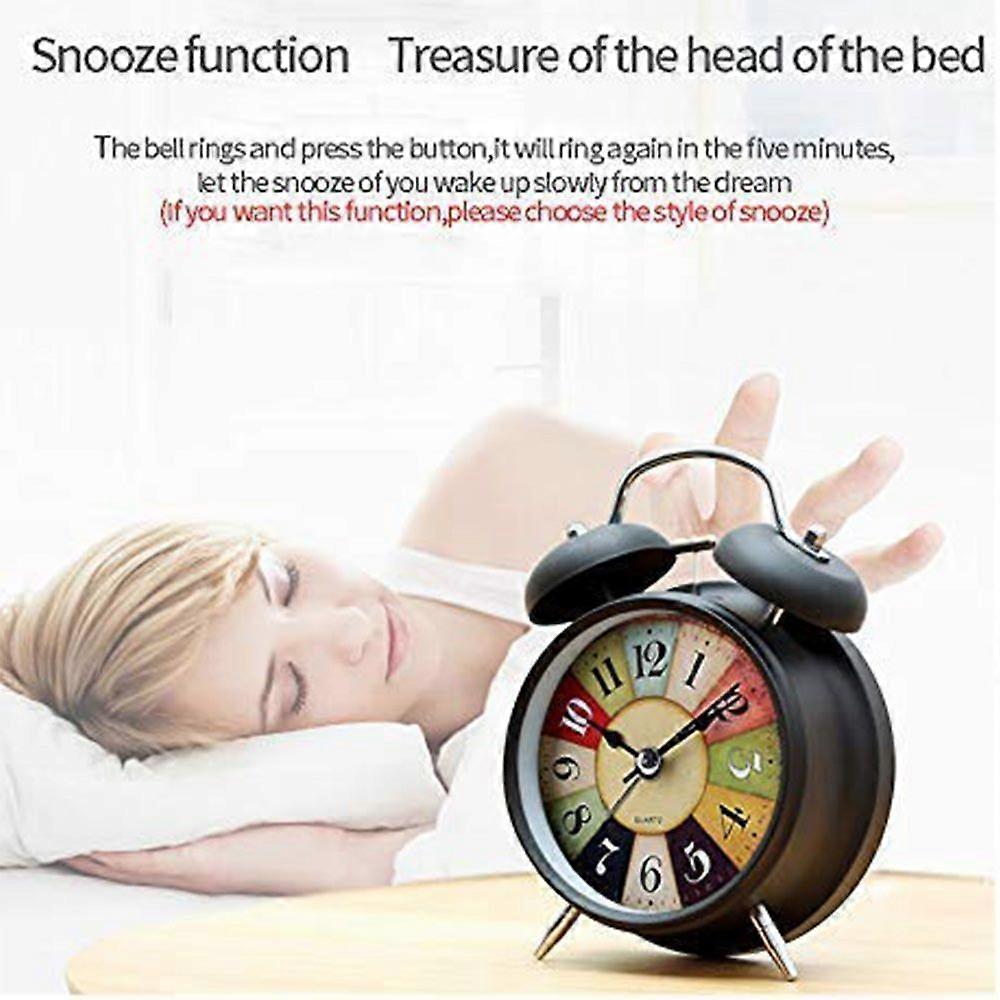 Vintage Look Table Alarm Clock with Night Led Display Table Alarm Clock