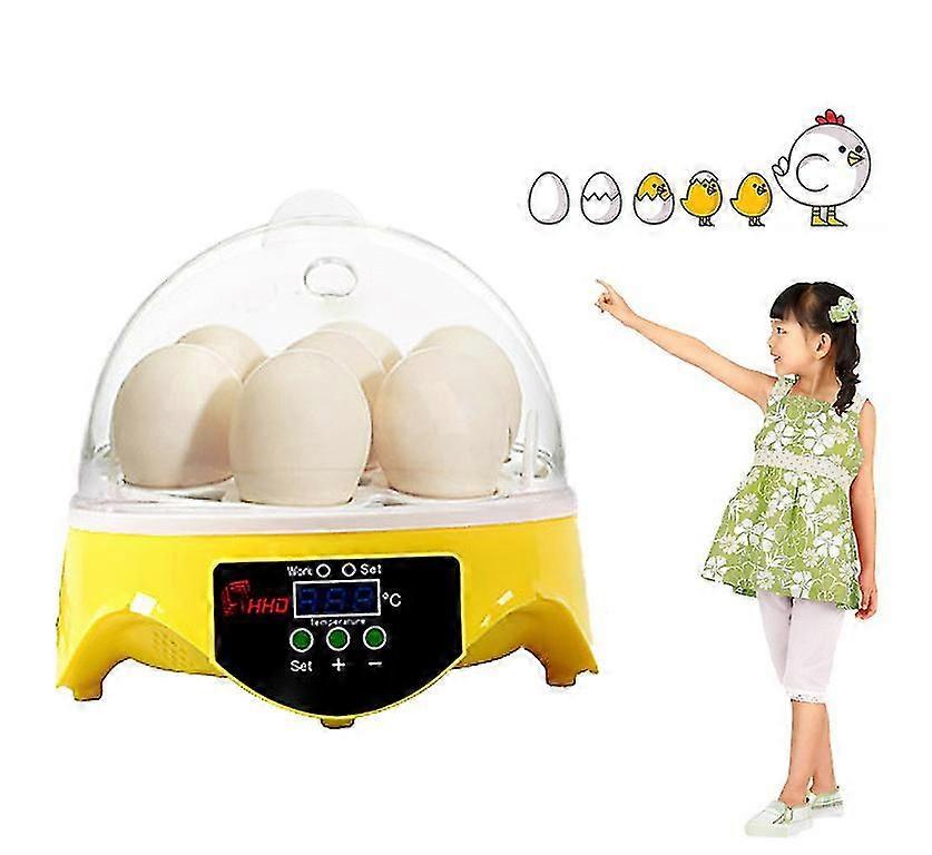 1pcs Automatic 7 Egg Incubator With Automatic Turning Digital Egg Incubator