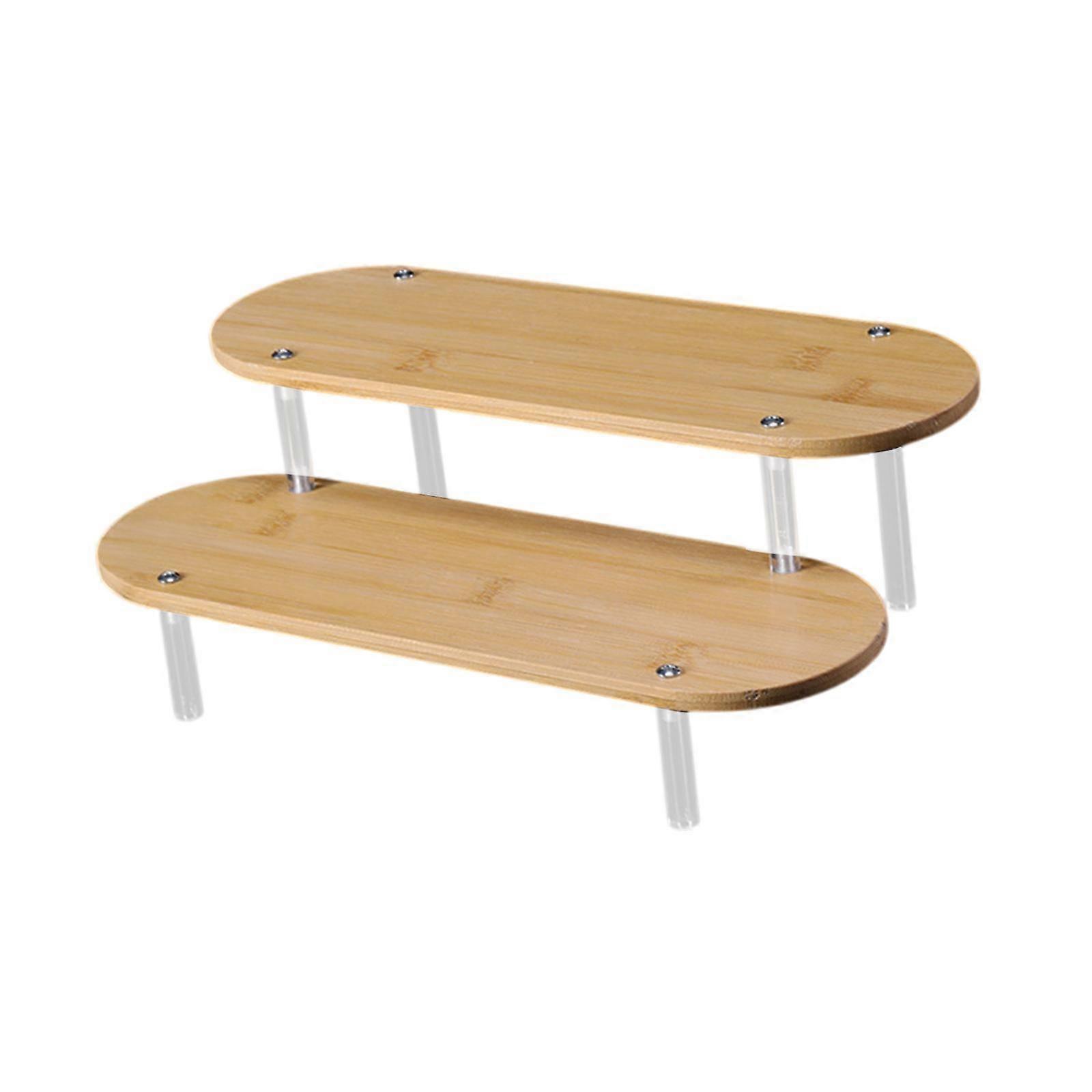 Acrylic Riser Display Stand 1/64 Model Car Display Shelf Double Layer Shelves