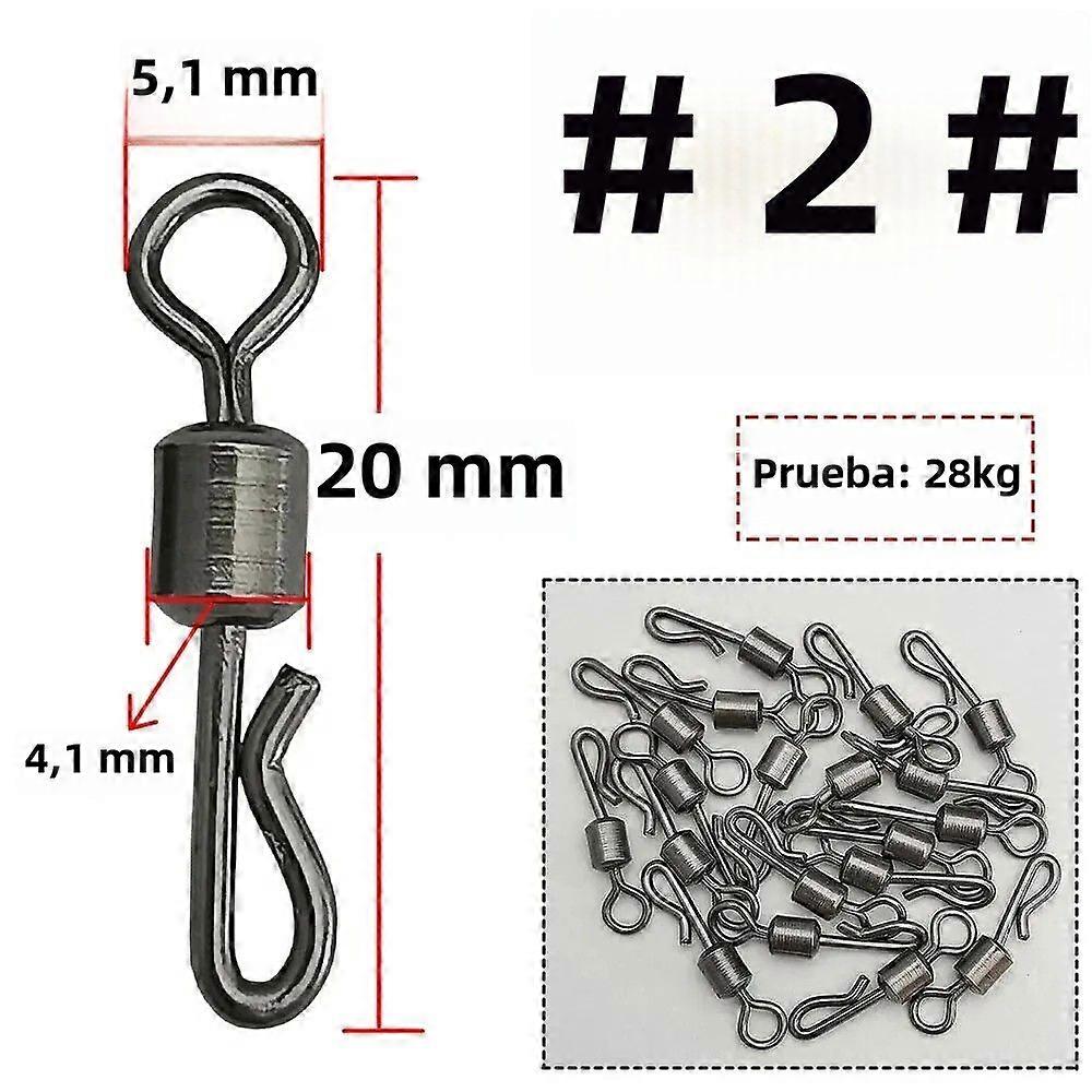 50pcs Q Type Rotary Shaft Fishing Connectors Carp Fishing Accessories Quick Knot Maker Fishing Tools