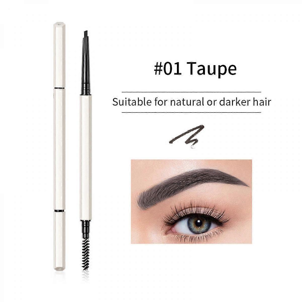 Makeup Brow Stylist Definer Waterproof Eyebrow Pencil, Ultra-Fine Mechanical Pencil, Draws Tiny Brow Hairs and Fills in Sparse