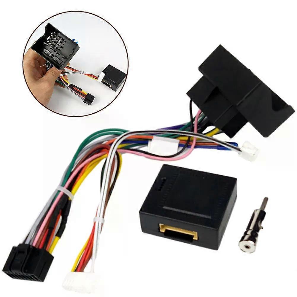 Car 16 Pin Radio Wiring Harness For Ford Radio Wiring Harness CAN Bus Decoder For Ford For C-Max For Fiesta For Fusion For Kuga