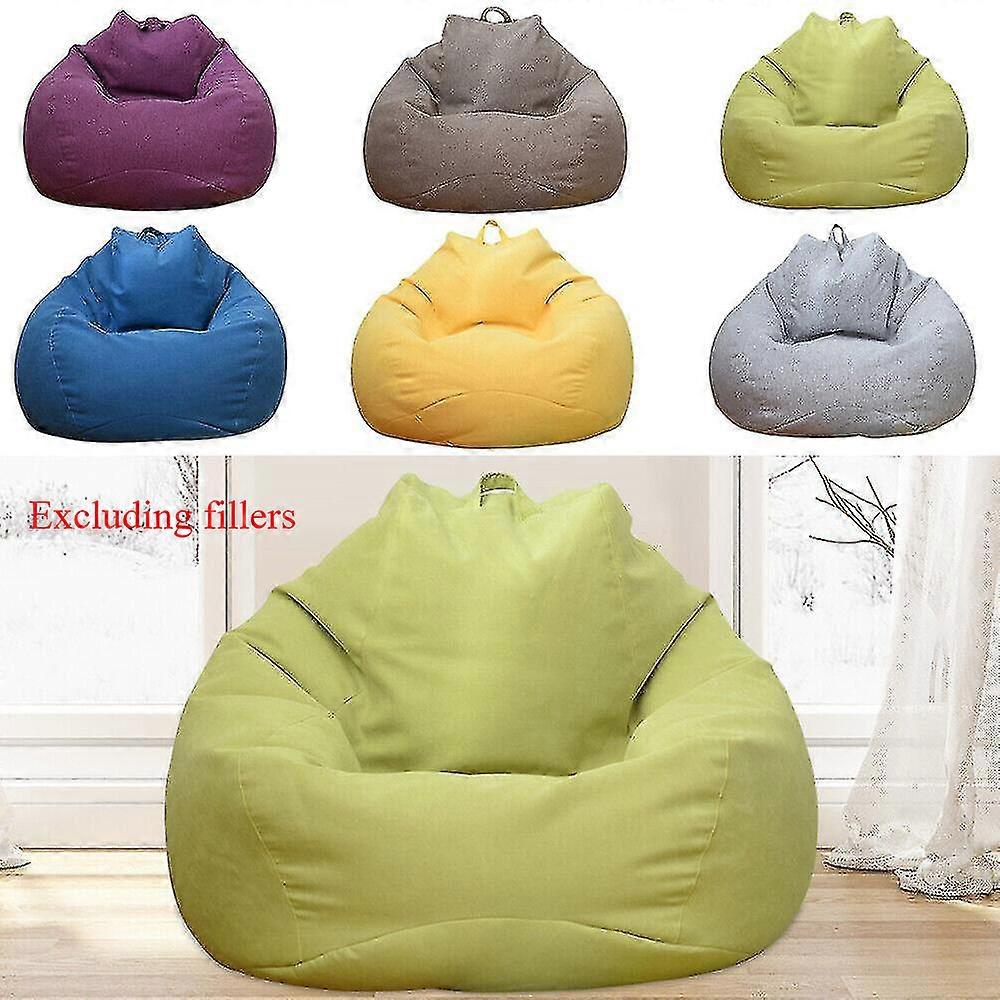 Extra Large Bean Bag Chairs Sofa Cover Εσωτερική τεμπέλης ξαπλώστρα για ενήλικες Παιδιά (Εξαιρουμένων των πληρωτικών)