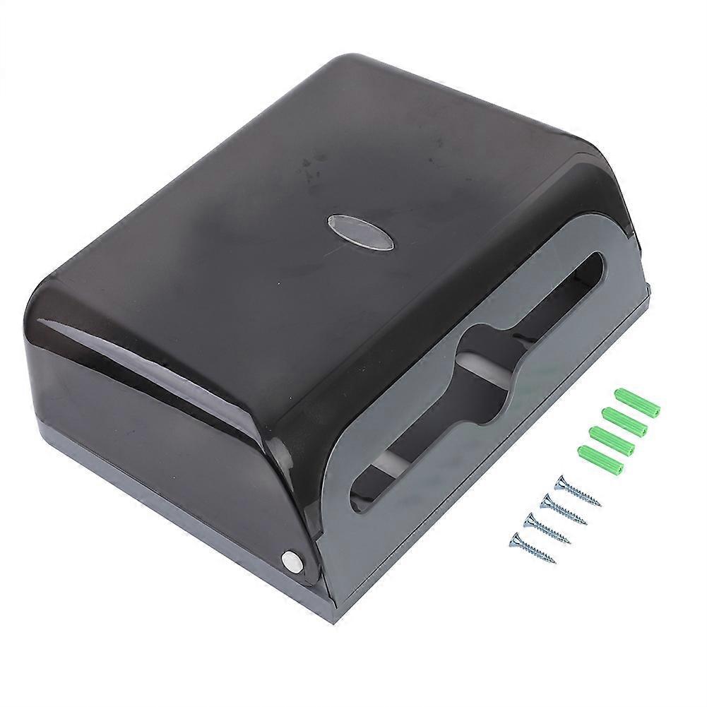 Scatola di plastica da bagno Carta igienica Scatola portaoggetti a parete Tovagliolo Dispenser