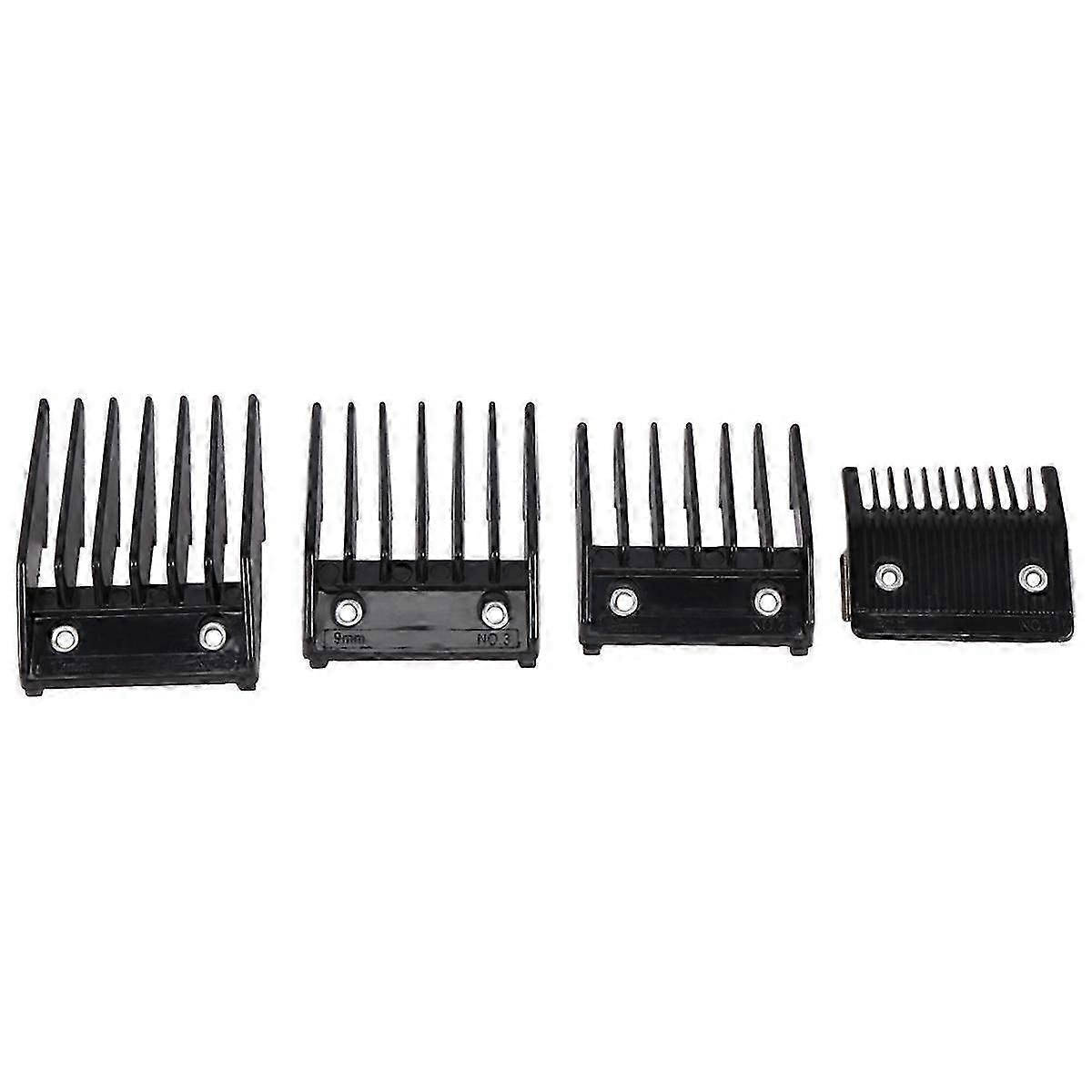 4 Attachment Comb Set for with Metal Backed Cutting Guide 3mm 6mm 9mm 12mm
