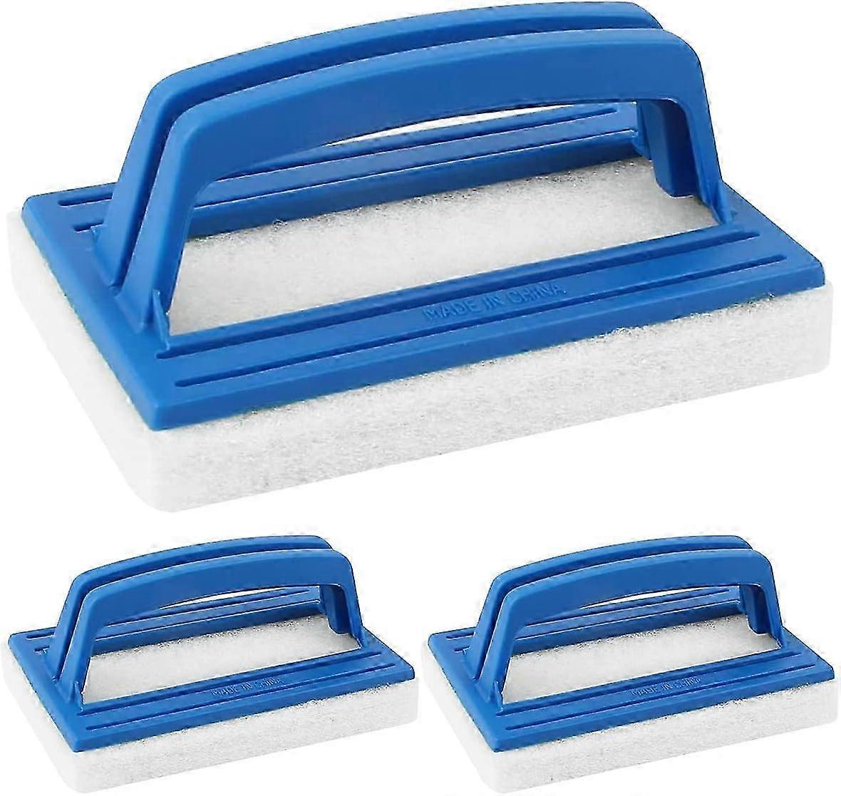 Cleaning Brush, 3 - Piece Set with Comfort - Grip Handle and Durable Sponge for Effortless Cleaning