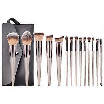 14x Makeup Brush Set Powder Brush Cosmetic Brush Full Face Make Up Brushes Eye Shadow Brush Travel Brush Set for Women