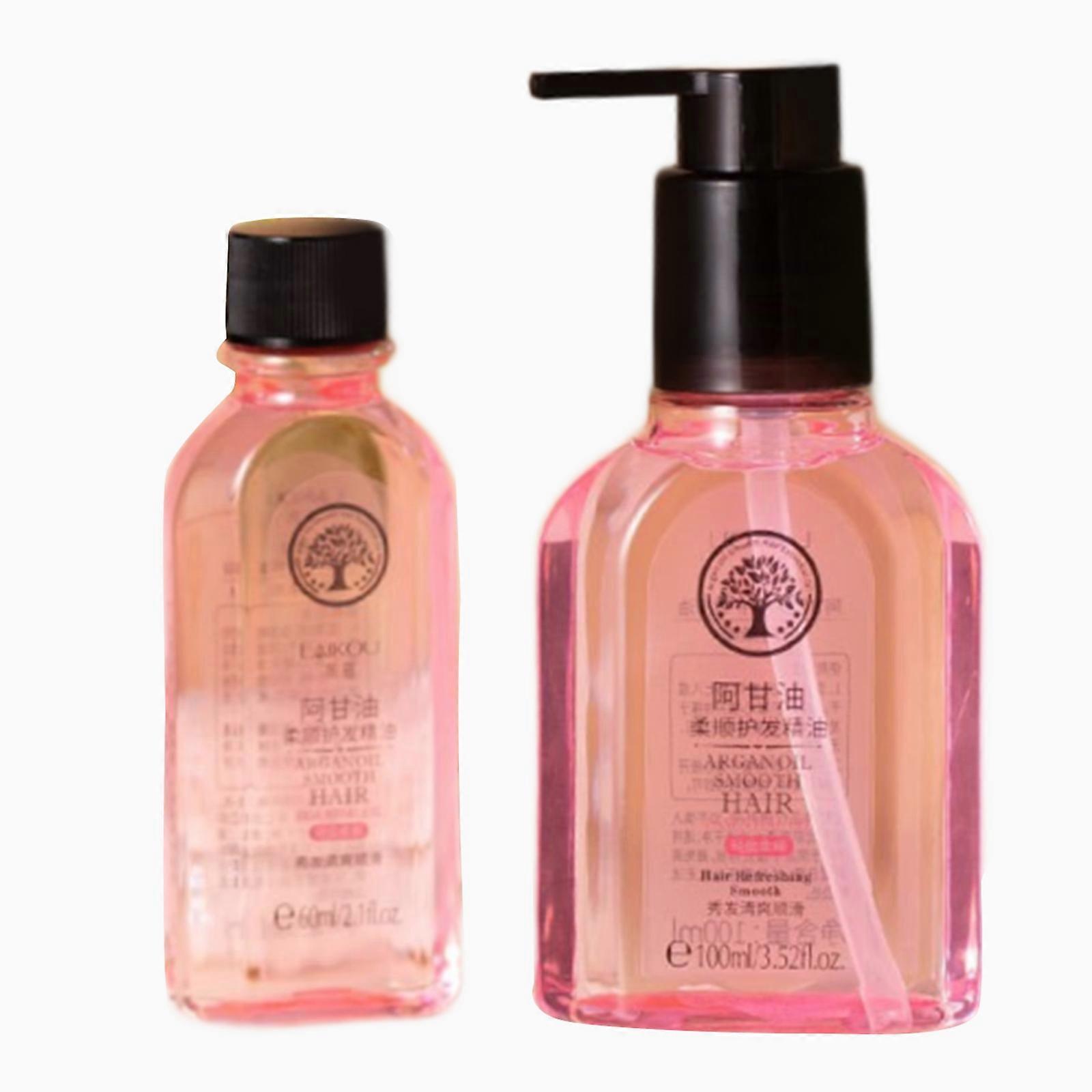 Repară uleiul esențial de păr Ajută la hrănirea rădăcinilor părului Păr despicat Neted Mătăsos Întărește creșterea părului Multifuncțional 2buc Roz