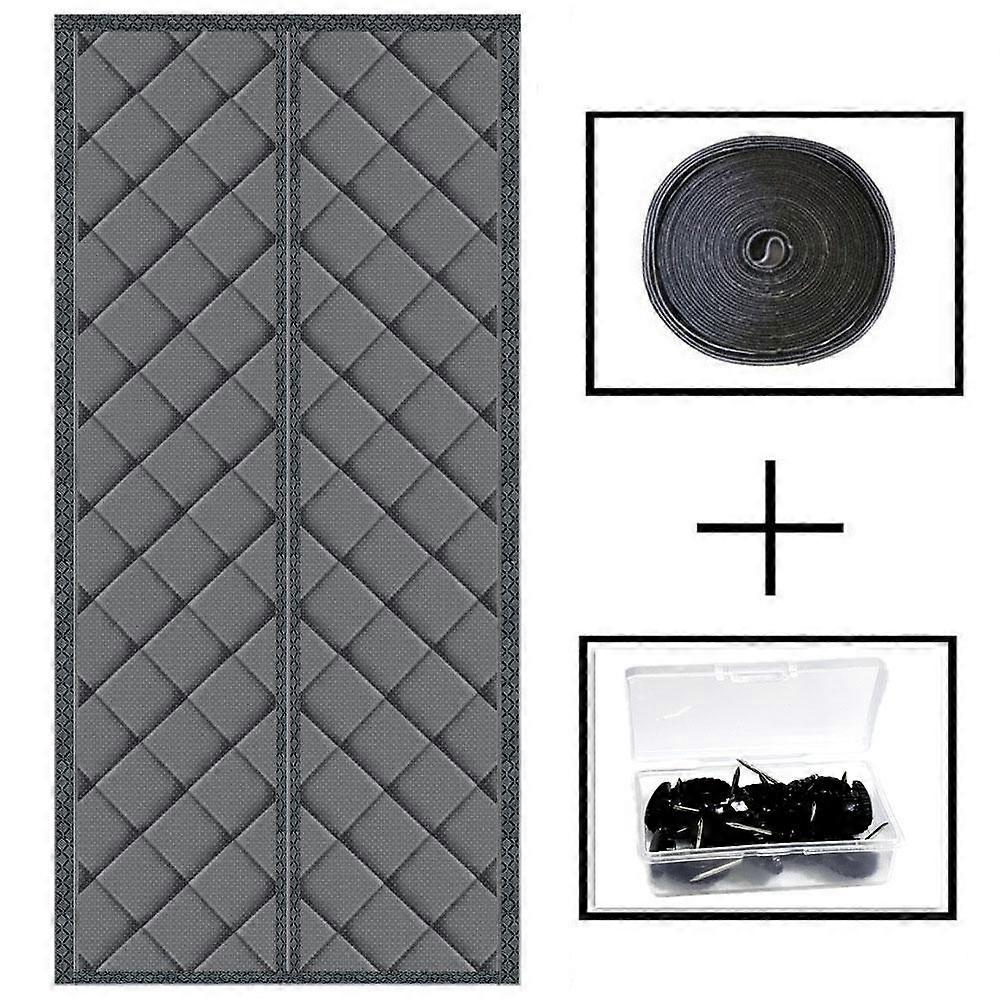 Autumn and Winter Windproof Self Absorbing Home Thickened Door Curtains Thermal Insulation Partition Curtains Winter Cold Curtains