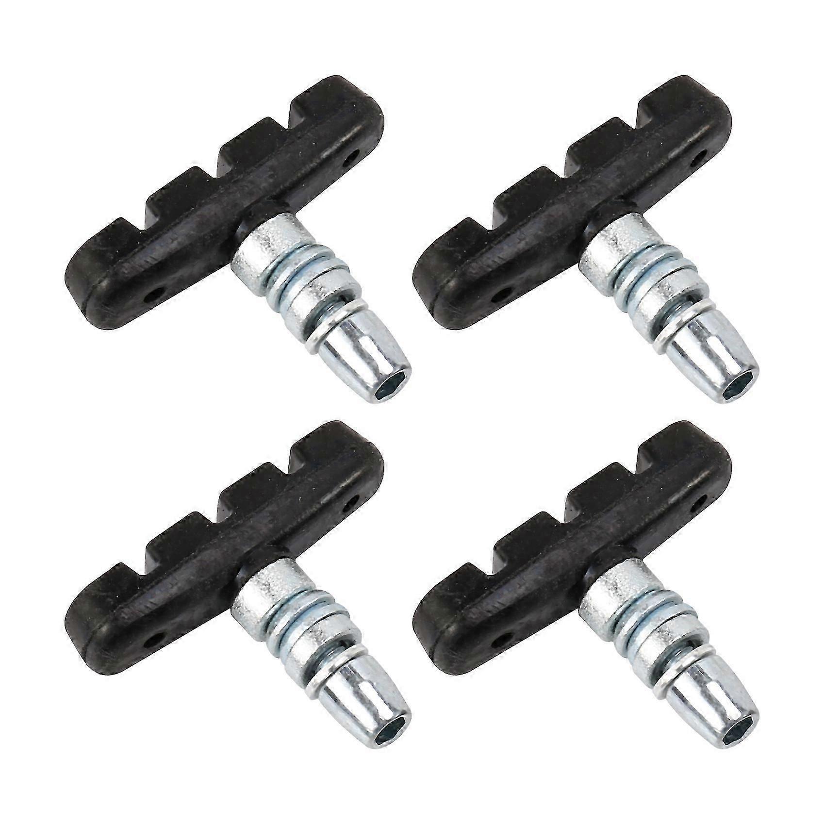 2Pair Bike Brake Pads Mountain Bike 54MM V-Brake Pads Bike Brake Blocks Cycling Replacement