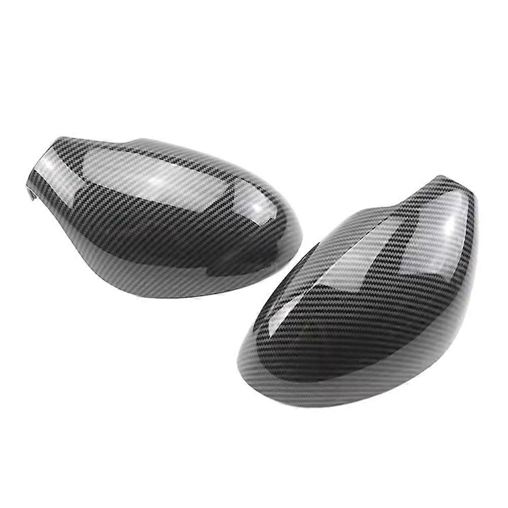 1 Pair Car Rearview Mirror Housing Rearview Door Wing Side Mirror Cover with Tool for SEAT MK3 6L 2002-2008,A