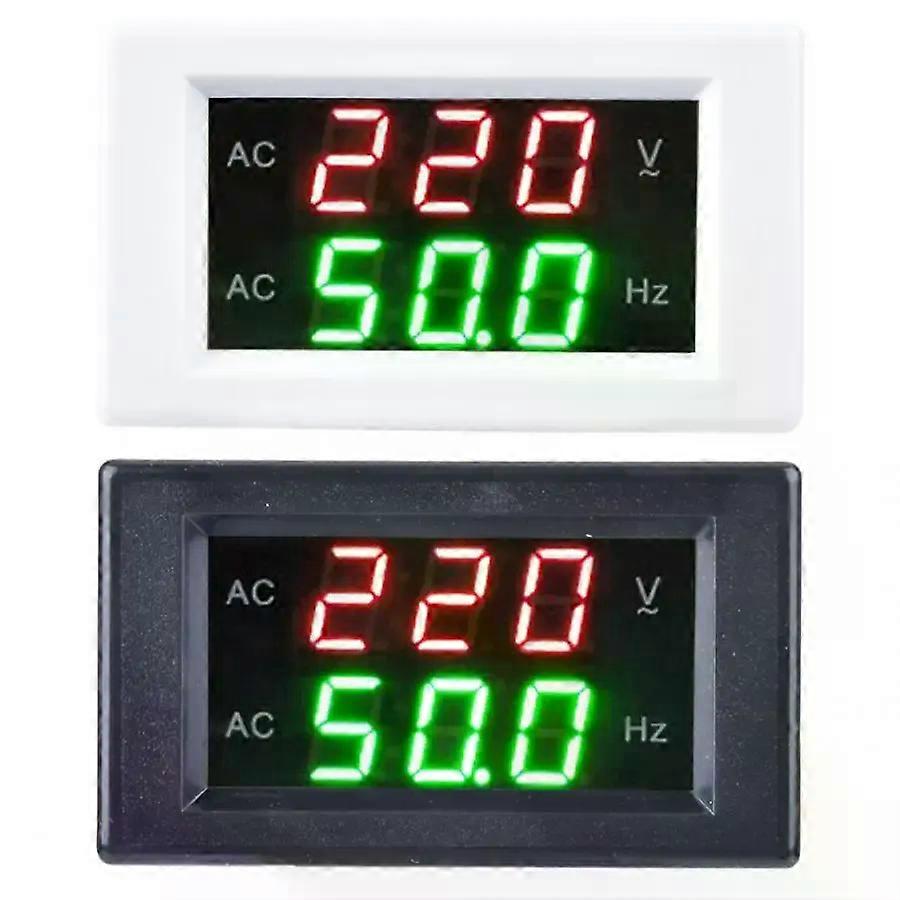 Frequency Counter Generator Dual Display LED Digital AC Voltmeter Frequency Meter Testing Tool