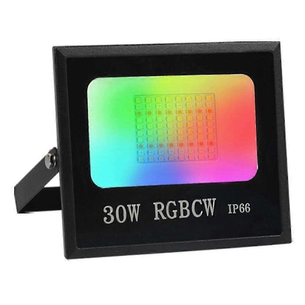 30W Tuya APP Smart LED Light Colorful RGB Lamp Waterproof Outdoor Factory Warehouse Floodlight