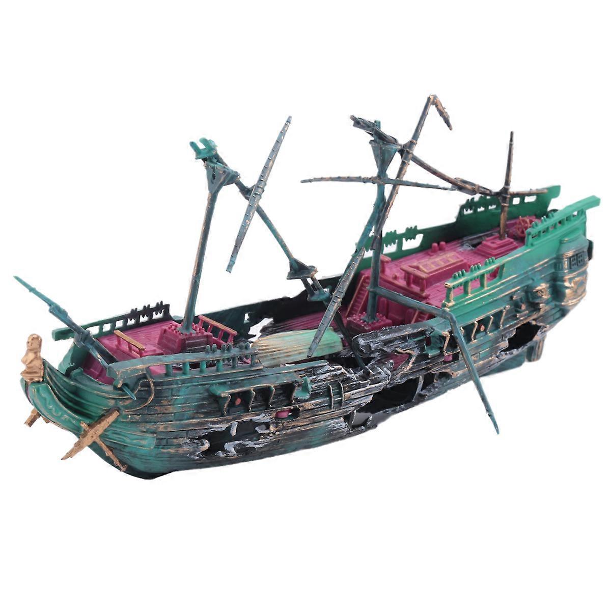 Harpiksskipsfisketankpynt for akvariedekortilbehør