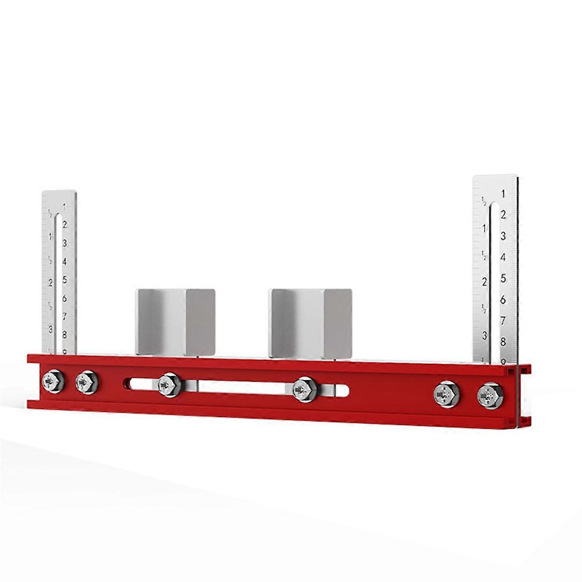 Punching Positioning Ruler for Wardrobe Boom Installation Carpentry Drilling Locator Suspension Rod