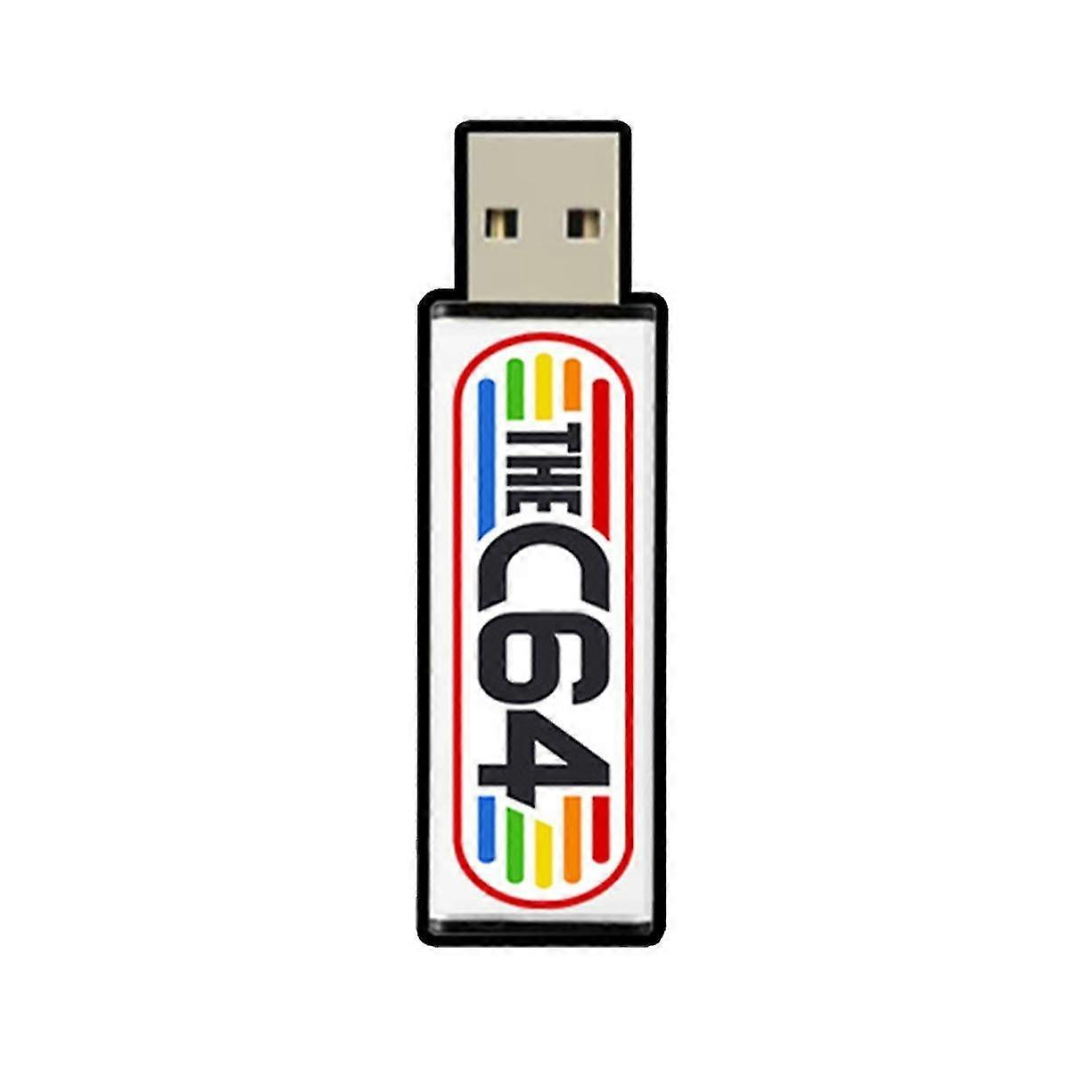 USB Stick passend für C64 Mini Retro Spielkonsole Plug and Play USB Stick U Disk Game Disk mit 5370 Spielen