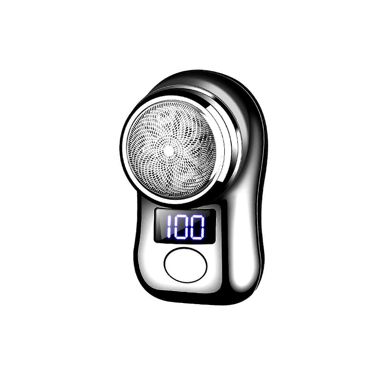 Electroplated Mini Shaver Typec Rechargeable Shaver Travel Portable With Power Display Pu1934