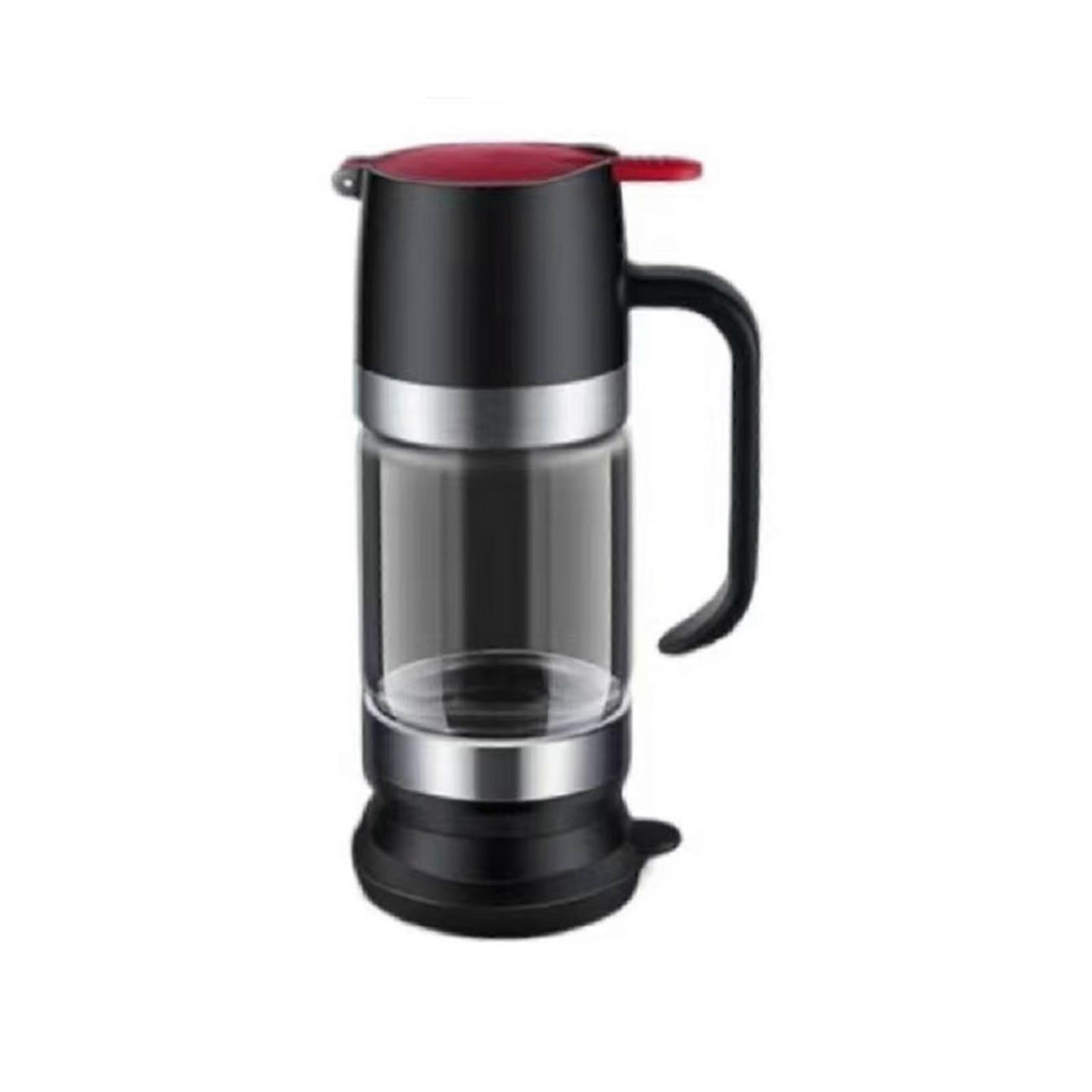 Leak Proof Honeys Dispenser for Cafes and Restaurants Glass Syrup Container Jar Multipurpose Honeys Bottle with Handle