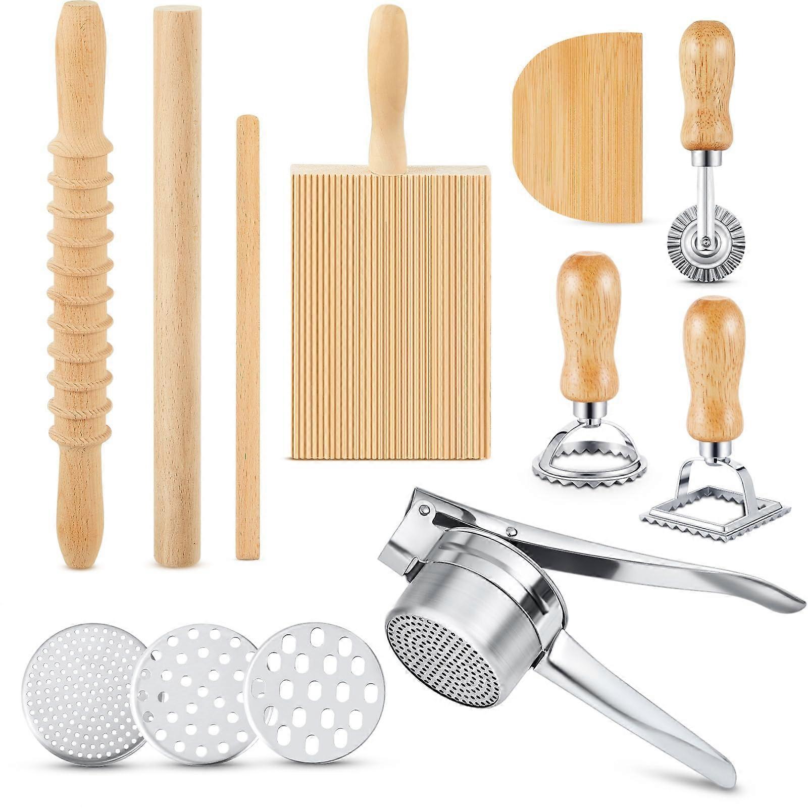 9 件面食制作工具套装，用于厨房手工礼品