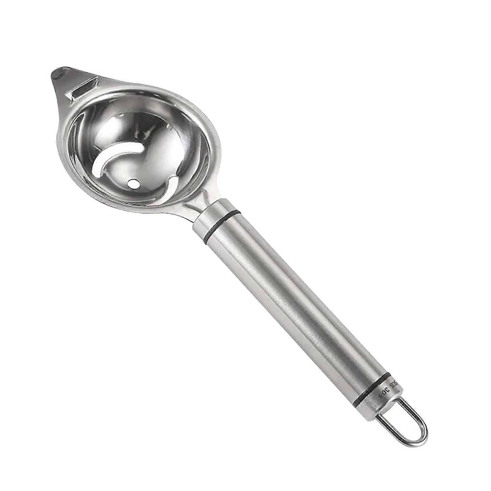 Egg Yolk Separator Stainless Steel Tool for Easy Egg White Separation, Kitchen Funnel Spoon, Egg Divider Gadget