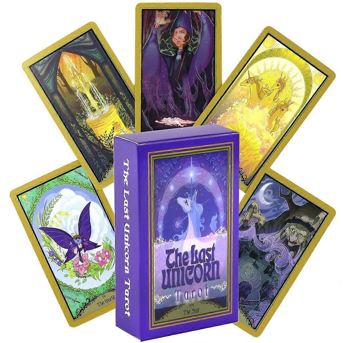 Unicorn Tarot Deck 78 Cards - Beginner Tarot Reading Guidance