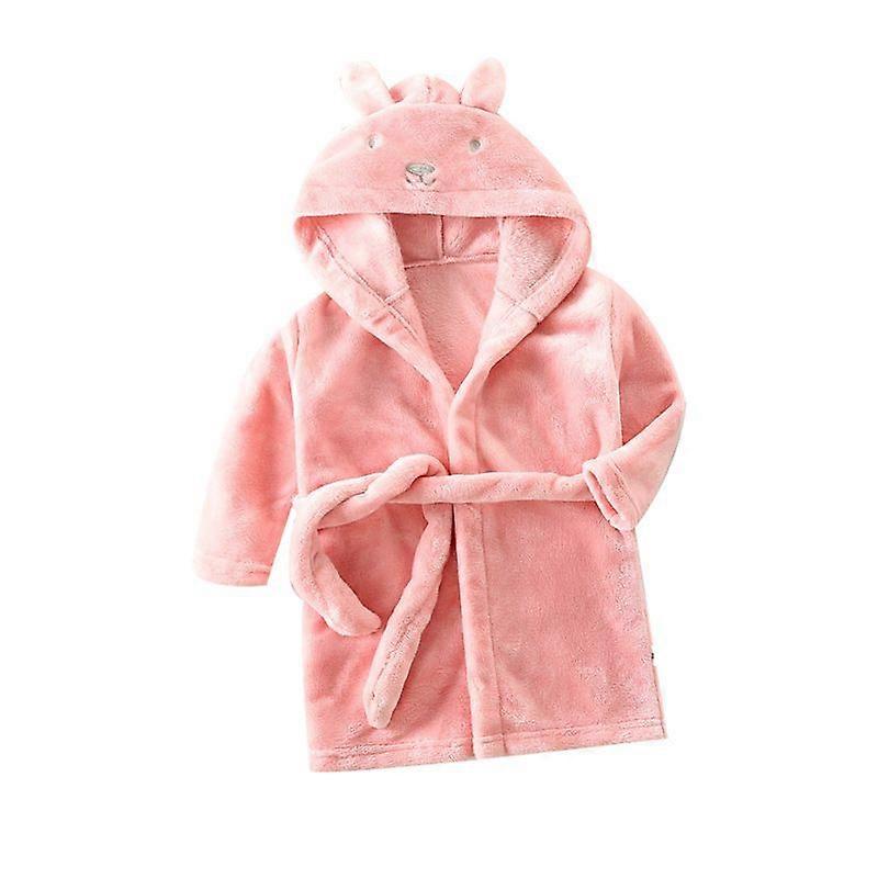 Bathrobe Children's Bathrobe Pink Rabbit Ears 150#