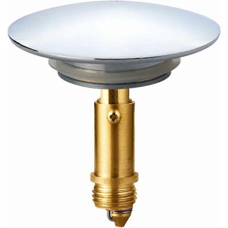 Pop-up drain 66mm for bathroom sink, kitchen sink, chrome-plated solid brass sink