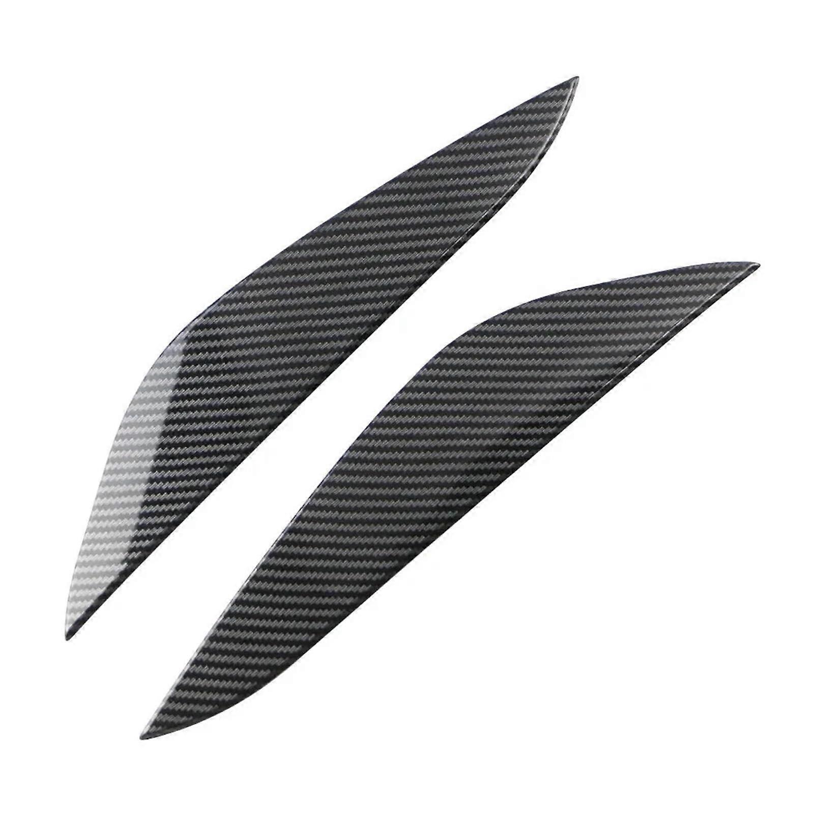 Compatible with Model 3 2016   Styling Accessories Two  Piece Set for Car Headlights