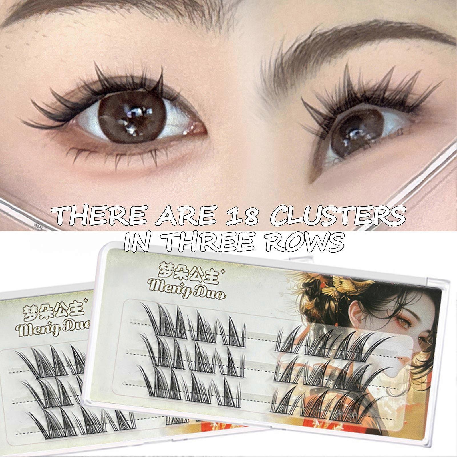 Black Natural Lash Clusters 8-12mm Individual Lashes Cluster